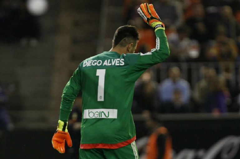 Diego Alves se despide de Mestalla