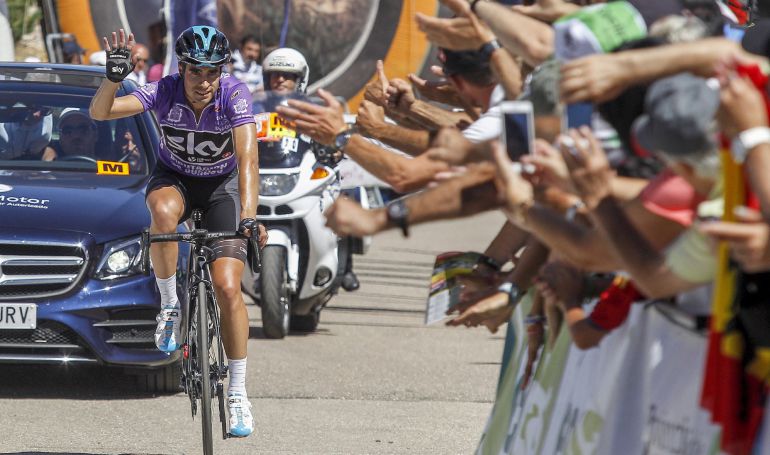 Mikel Landa fue el ganador de la Vuelta a Burgos 2017 con el Team Sky.