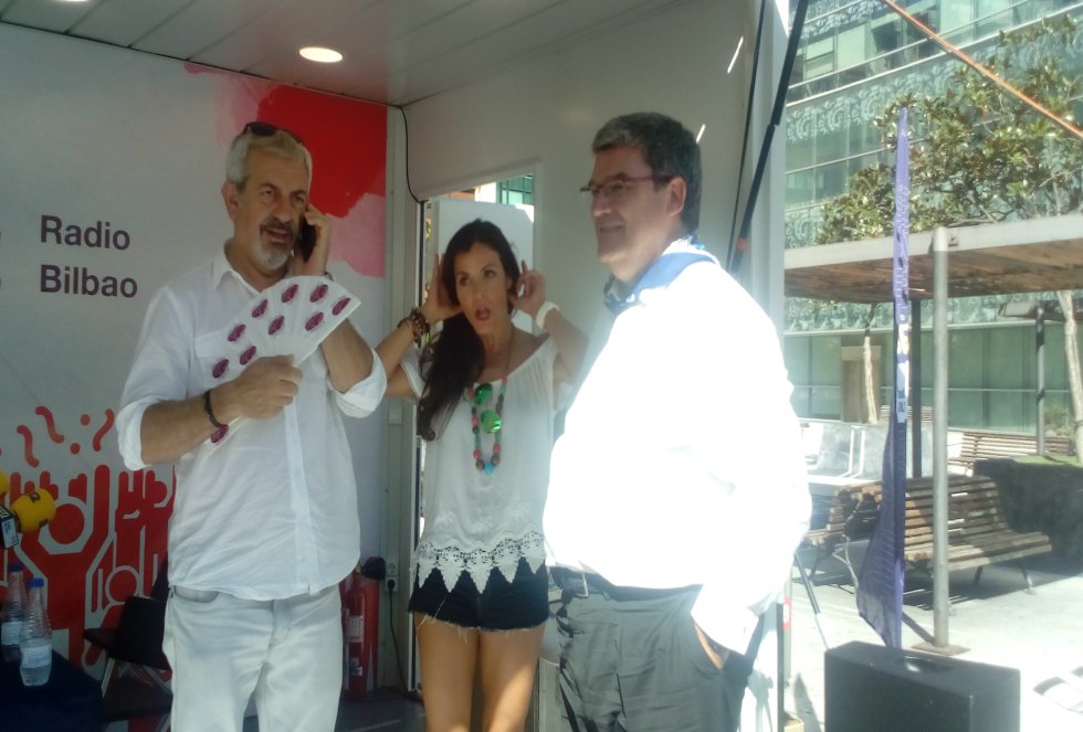 Sobera, Sáez y Aburto en 'Open Jaia' Sobera, Sáez y Aburto en 'Open Jaia'
