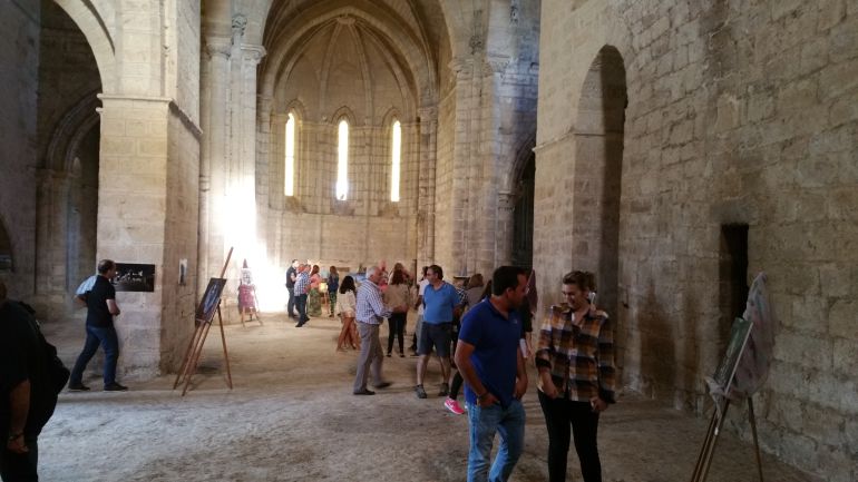 Imagen de las actividades que se han desarrollado en el monasterio de Santa Cruz de la Zarza en Ribas de Campos (Palencia)