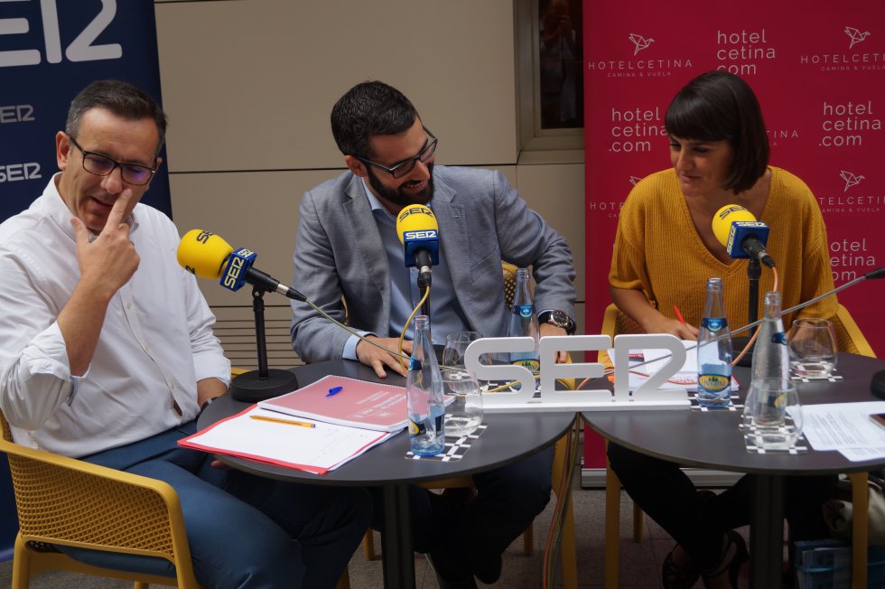 Los tres candidatos a liderar el PSRM-PSOE, en A vivir que son dos días Los tres candidatos a liderar el PSRM-PSOE, en A vivir que son dos días