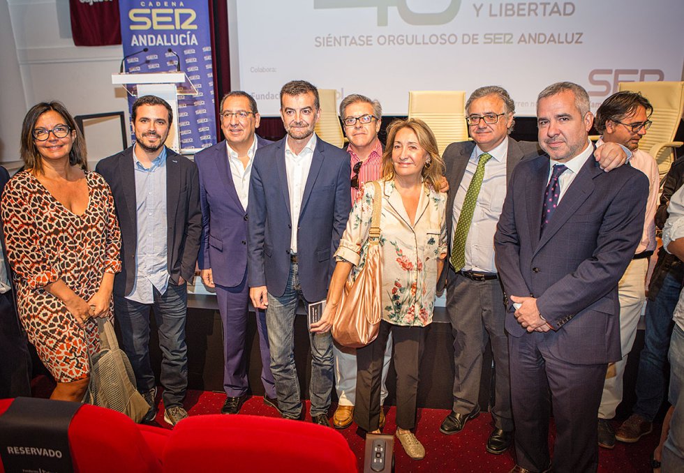 Angels Barceló, Alberto Garzón,Antonio Pulido,Ildefonso Vergara, María Esperanza Sánchez, Antonio Yélamo y Diego Suárez Angels Barceló, Alberto Garzón,Antonio Pulido,Ildefonso Vergara, María Esperanza Sánchez, Antonio Yélamo y Diego Suárez