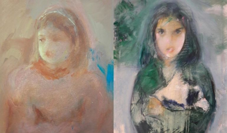 Fiz Domínguez expondrá su obra ‘El paso del tiempo’ en la Agora Gallery con algunos retratos de sus hijas