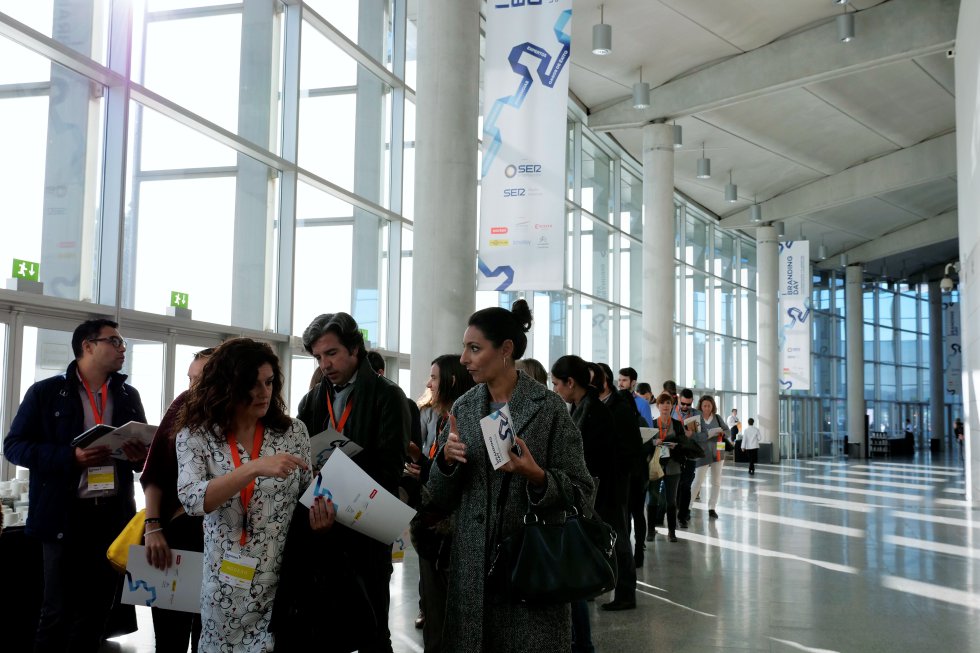 Acreditaciones en el Palacio de Congresos de Valencia para acceder al Branding Day Acreditaciones en el Palacio de Congresos de Valencia para acceder al Branding Day