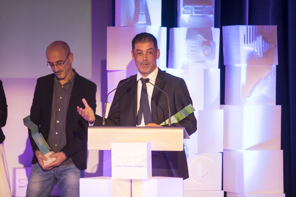 Xoan Allegue, de las bodegas Martín Codax, en su discurso. Xoan Allegue, de las bodegas Martín Codax, en su discurso.
