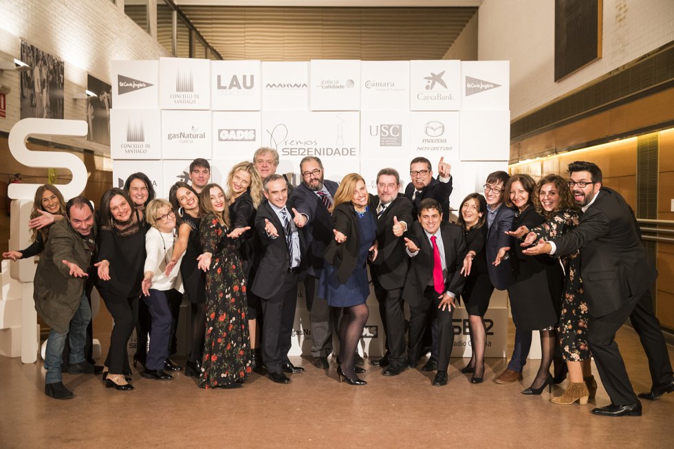 El equipo de Radio Galicia, satisfechos por el resultado de la gala. El equipo de Radio Galicia, satisfechos por el resultado de la gala.
