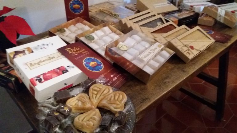 Algunos de los dulces elaborados en el convento de Santa María de Jesús (Ávila)