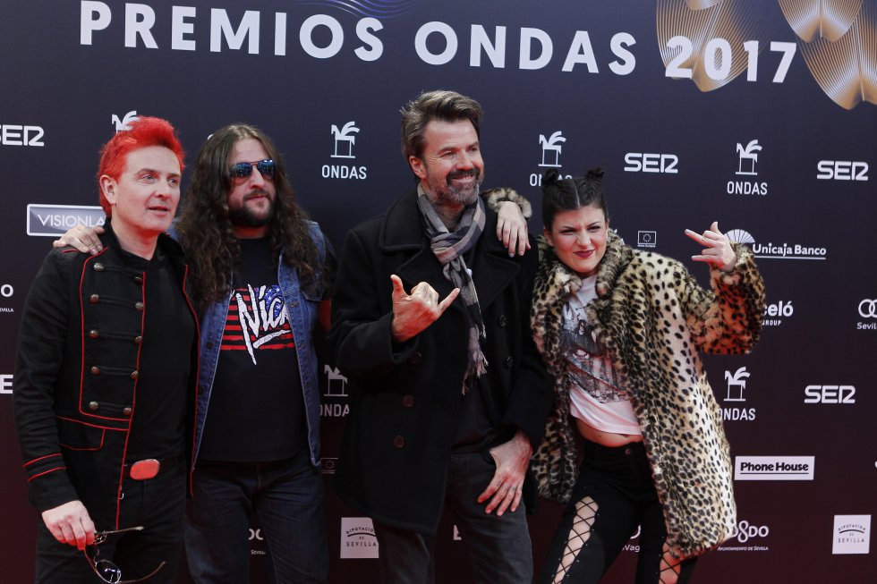 Jarabe de Palo, grupo liderado por Pau Donés, premio Ondas a la trayectoria musical Jarabe de Palo, grupo liderado por Pau Donés, premio Ondas a la trayectoria musical