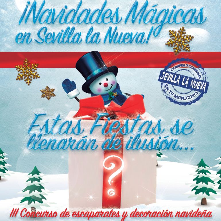 Cartel de las fiestas navideñas de Sevilla la Nueva