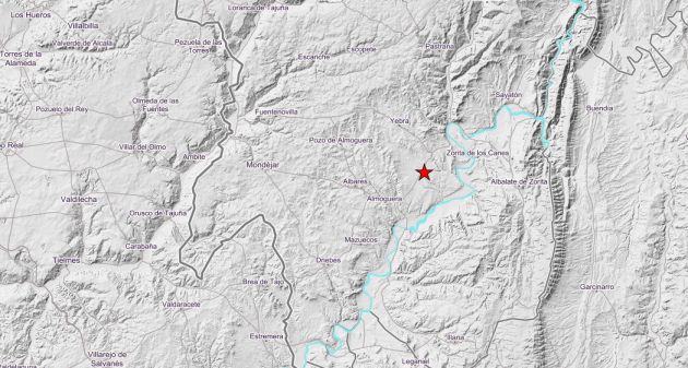 Terremoto de 3,7 grados con epicentro en Yebra, localidad que optó al cementerio nuclear