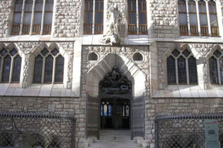 Sede central de Caja España en la ciudad de León