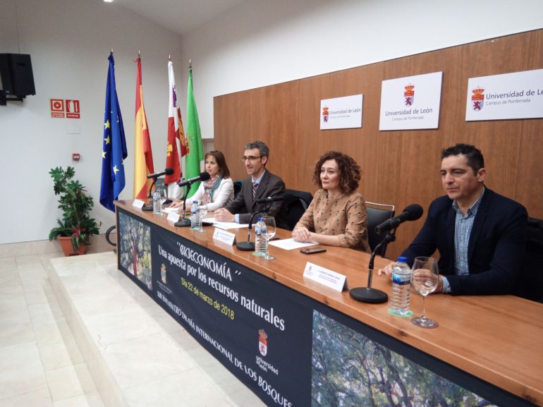 Expertos academicos y del sector forestal defienden en Ponferrada el uso de la biomasa y la explotación sostenible del bosque
