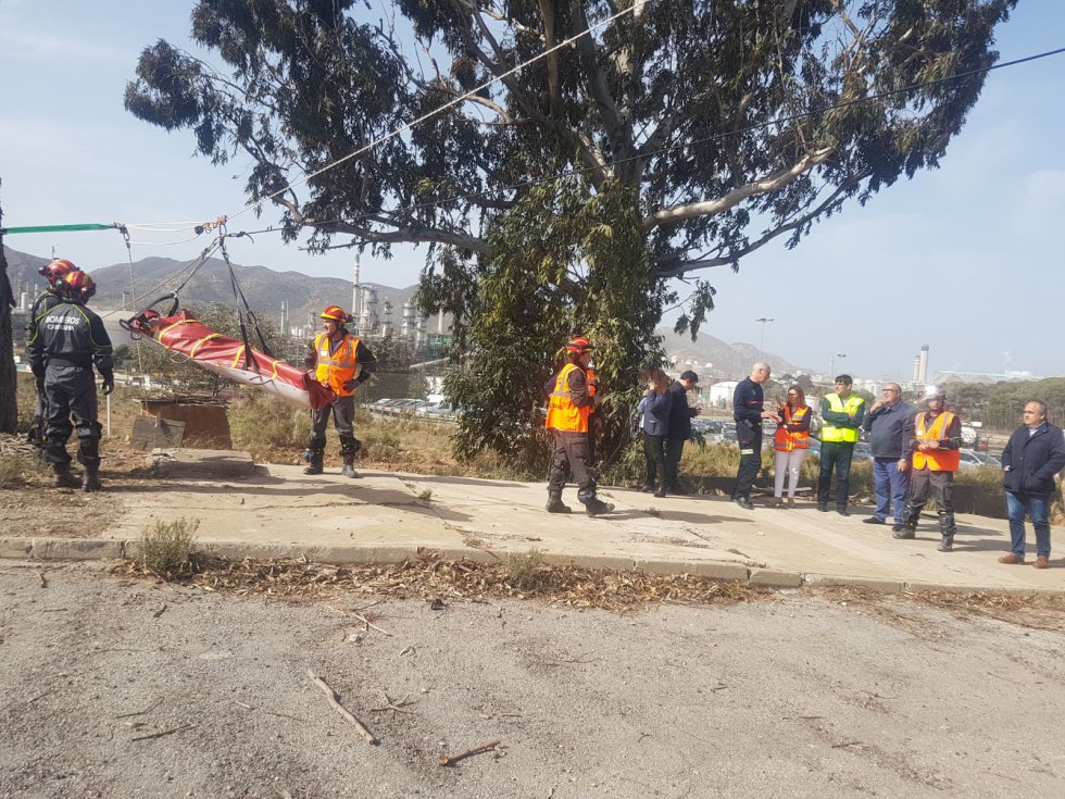Los servicios de emergencias desalojan a un falso herido Los servicios de emergencias desalojan a un falso herido