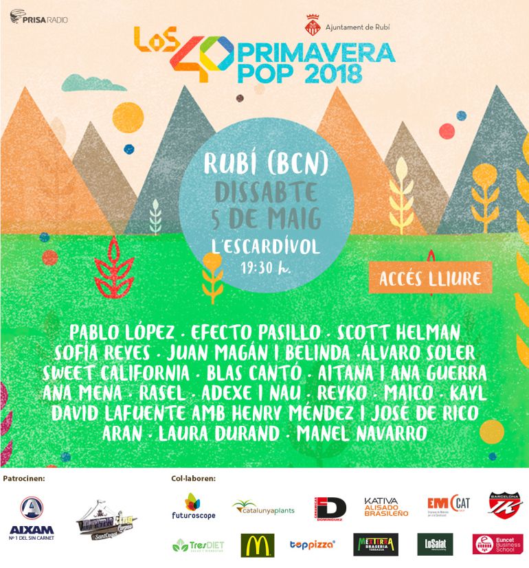 LOS40 Primavera Pop, un festival per a tothom i per la plena inclusió a