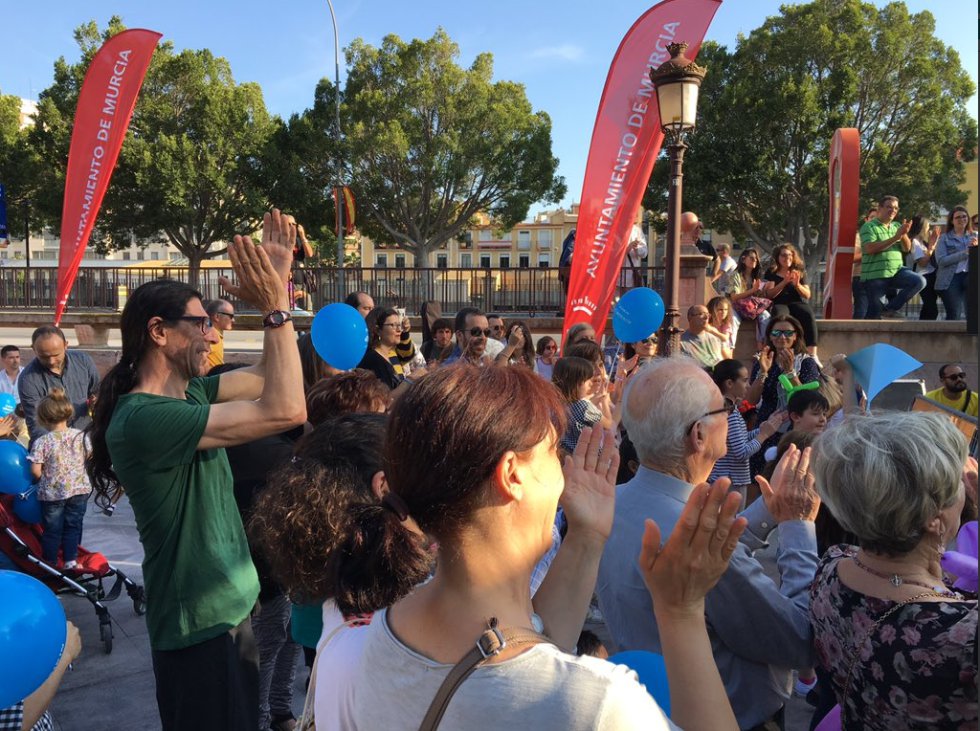 Padres e hijos, todas las edades encuentran diversión en Actúa Murcia 2018. Padres e hijos, todas las edades encuentran diversión en Actúa Murcia 2018.