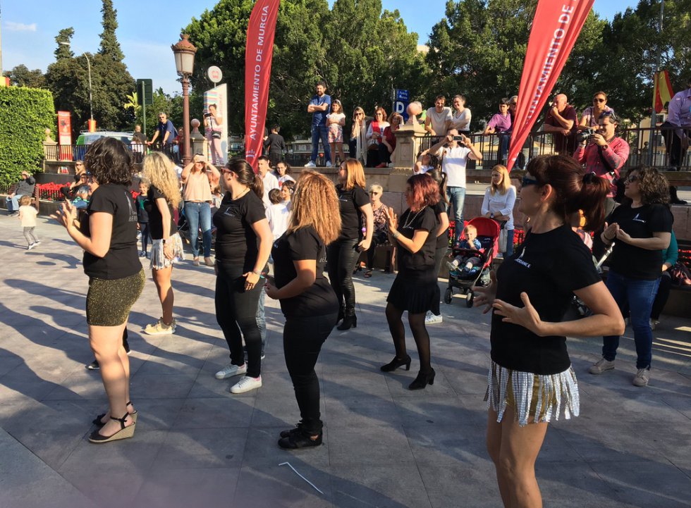 Aerodance celebra la vida bailando en Actúa Murcia 2018. Aerodance celebra la vida bailando en Actúa Murcia 2018.