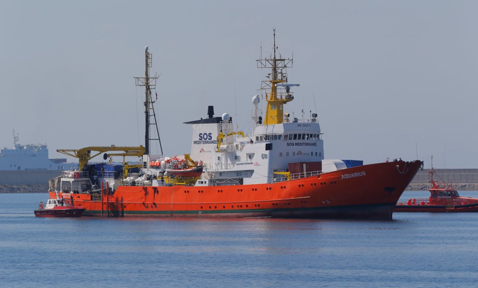 FOTOGALERÍA: Así han llegado a Valencia los 630 migrantes del Aquarius FOTOGALERÍA: Así han llegado a Valencia los 630 migrantes del Aquarius