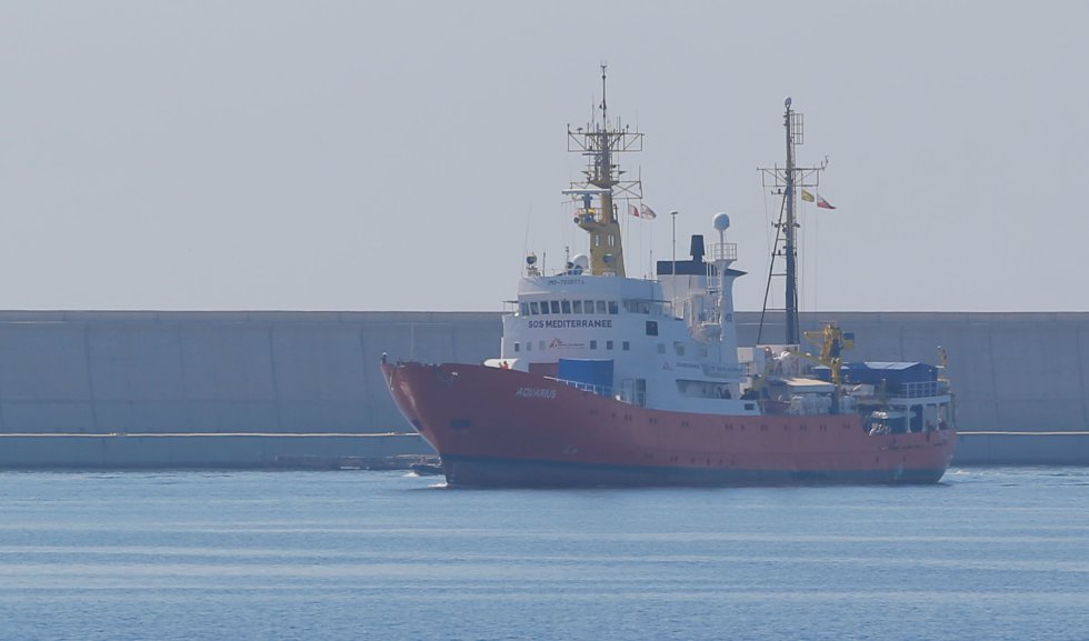 FOTOGALERÍA: Así han llegado a Valencia los 630 migrantes del Aquarius FOTOGALERÍA: Así han llegado a Valencia los 630 migrantes del Aquarius