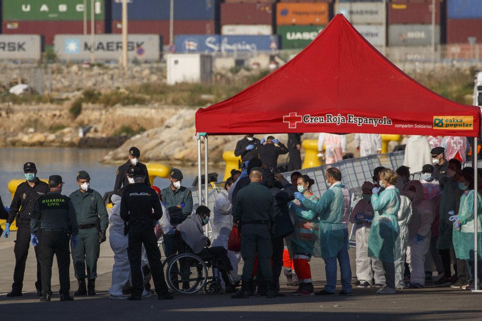 FOTOGALERÍA: Así han llegado a Valencia los 630 migrantes del Aquarius FOTOGALERÍA: Así han llegado a Valencia los 630 migrantes del Aquarius
