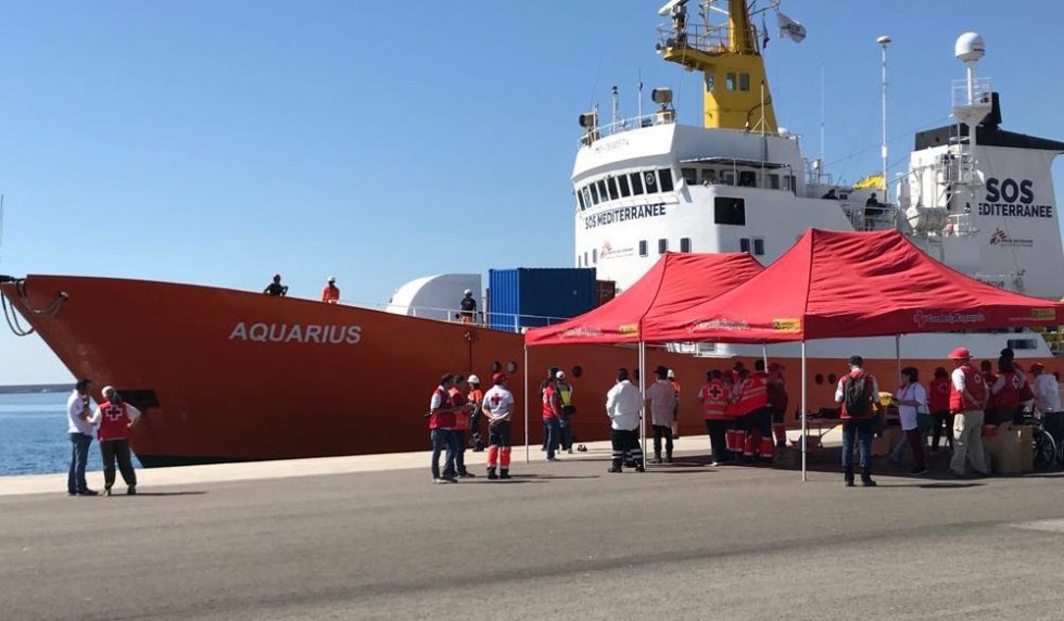 FOTOGALERÍA: Así han llegado a Valencia los 630 migrantes del Aquarius FOTOGALERÍA: Así han llegado a Valencia los 630 migrantes del Aquarius