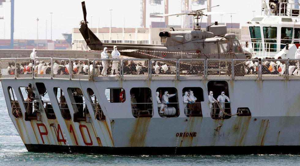 FOTOGALERÍA: Así han llegado a Valencia los 630 migrantes del Aquarius FOTOGALERÍA: Así han llegado a Valencia los 630 migrantes del Aquarius