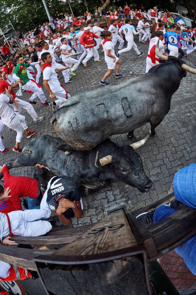 Último encierro de sanfermines en imágenes Último encierro de sanfermines en imágenes