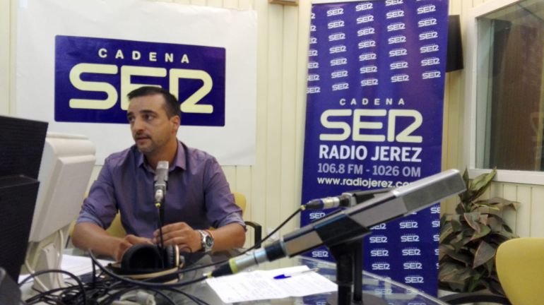 José Antonio Díaz, delegado municipal de Medio Ambiente en una entrevista este miércoles en Radio Jerez