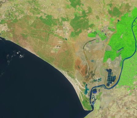 Imagen satélite Lansat 8. Fecha 15 de agosto de 2018