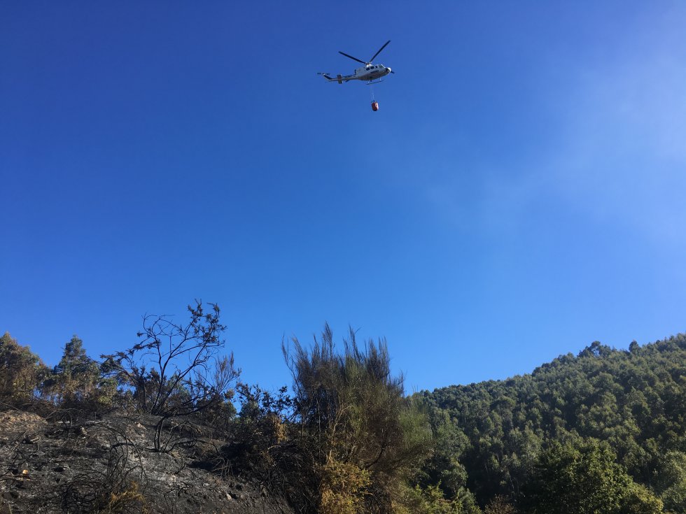 Incendio Mondariz: Así es la huella que dejó el incendio de Mondariz Incendio Mondariz: Así es la huella que dejó el incendio de Mondariz