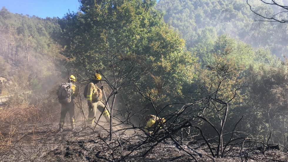 Incendio Mondariz: Así es la huella que dejó el incendio de Mondariz Incendio Mondariz: Así es la huella que dejó el incendio de Mondariz