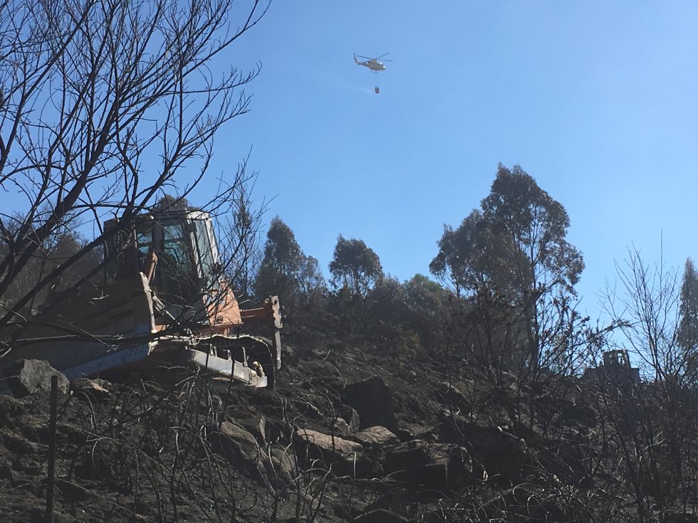 Incendio Mondariz: Así es la huella que dejó el incendio de Mondariz Incendio Mondariz: Así es la huella que dejó el incendio de Mondariz