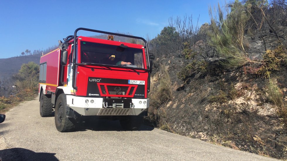 Incendio Mondariz: Así es la huella que dejó el incendio de Mondariz Incendio Mondariz: Así es la huella que dejó el incendio de Mondariz