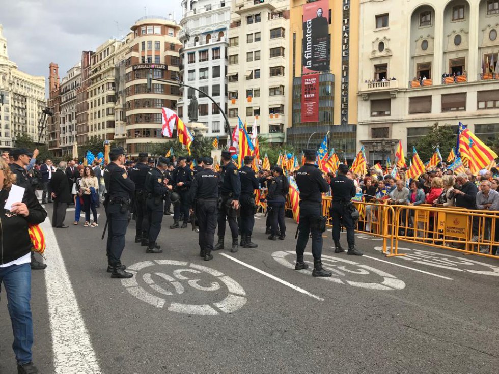 La procesión cívica del 9 d'Octubre en Valencia La procesión cívica del 9 d'Octubre en Valencia