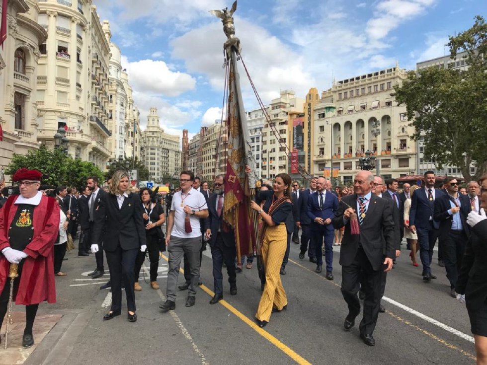 La procesión cívica del 9 d'Octubre en Valencia La procesión cívica del 9 d'Octubre en Valencia