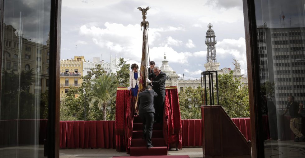 La procesión cívica del 9 d'Octubre en Valencia La procesión cívica del 9 d'Octubre en Valencia