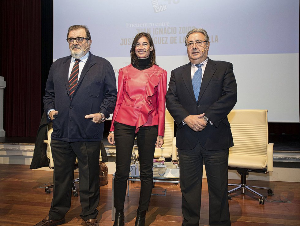 José Rodríguez de la Borbolla, Eva Sáiz y Juan Ignacio Zoido José Rodríguez de la Borbolla, Eva Sáiz y Juan Ignacio Zoido