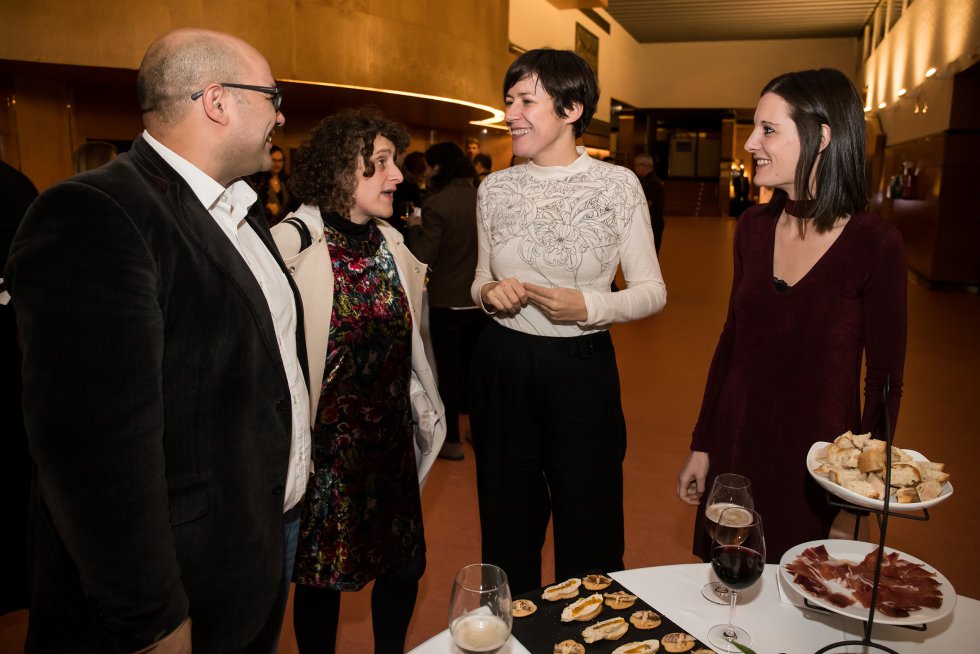 La portavoz nacional del BNG, Ana Pontón, junto a la diputada Olaia Rodil, y los concejales en Santiago, Goretti Sanmartín y Rubén Cela. La portavoz nacional del BNG, Ana Pontón, junto a la diputada Olaia Rodil, y los concejales en Santiago, Goretti Sanmartín y Rubén Cela.