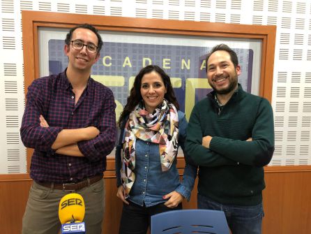 José María Martín, Patricia Huertas y Jacinto Molero. José María Martín, Patricia Huertas y Jacinto Molero.