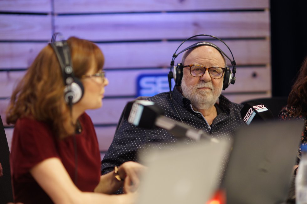 Rosa Badia amb el periodista Jaume Figueras Rosa Badia amb el periodista Jaume Figueras