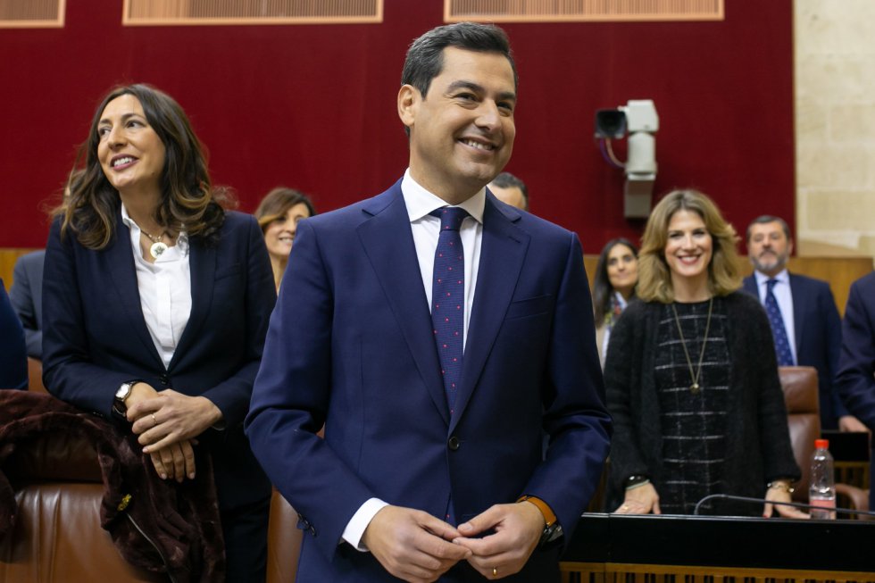 El presidente del PP-A y candidato a la investidura como presidente de la Junta, Juanma Moreno El presidente del PP-A y candidato a la investidura como presidente de la Junta, Juanma Moreno