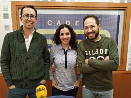 José María Martín, Patricia Huertas y Jacinto Molero. José María Martín, Patricia Huertas y Jacinto Molero.