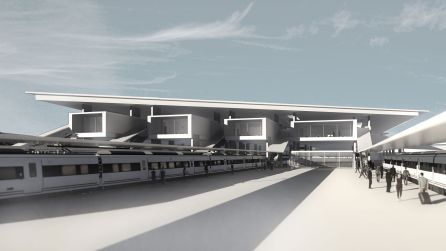 Adif presenta al Ayuntamiento de Irún el anteproyecto de la nueva estación internacional