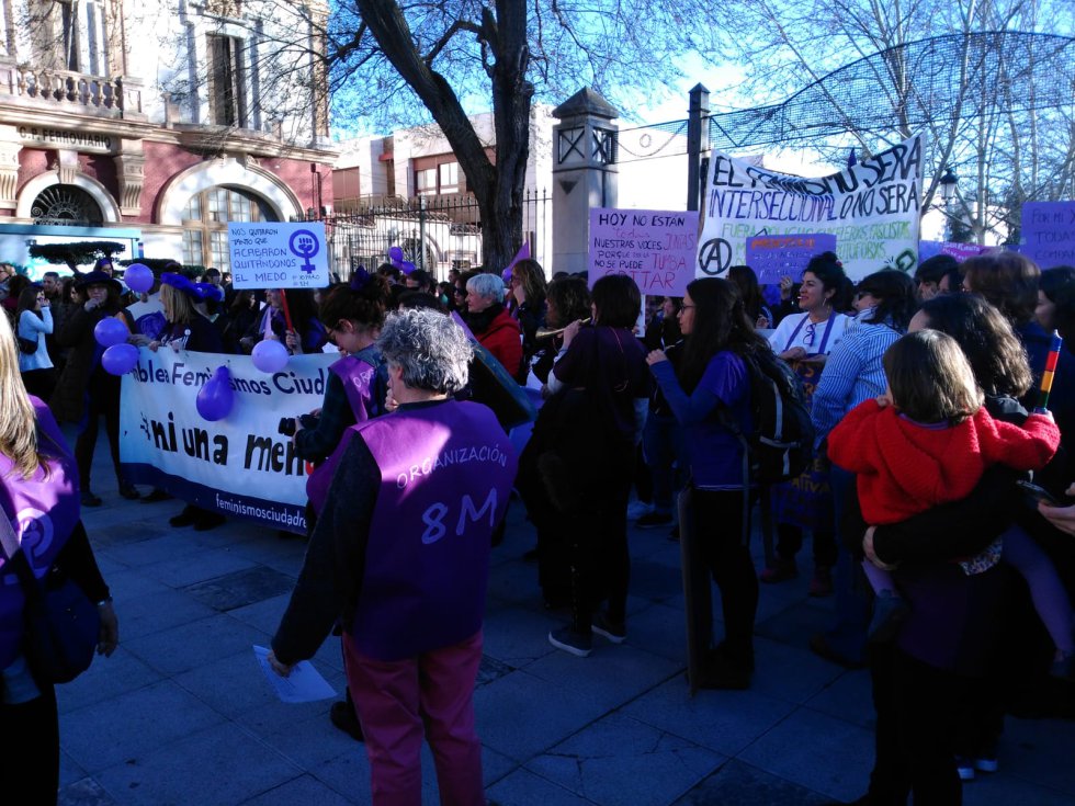 La manifestación feminista en imágenes La manifestación feminista en imágenes