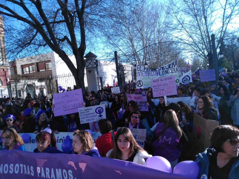 La manifestación feminista en imágenes La manifestación feminista en imágenes