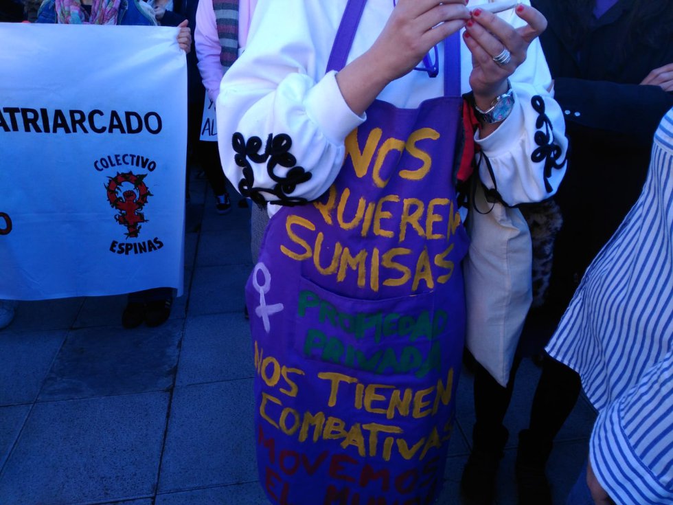 La manifestación feminista en imágenes La manifestación feminista en imágenes