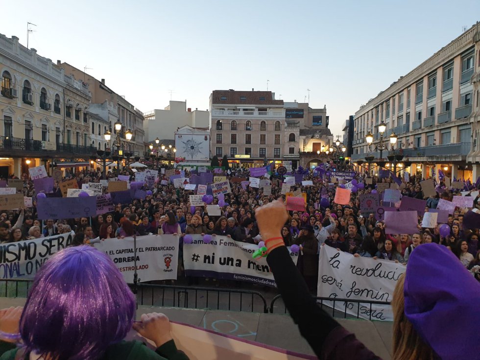 La manifestación feminista en imágenes La manifestación feminista en imágenes