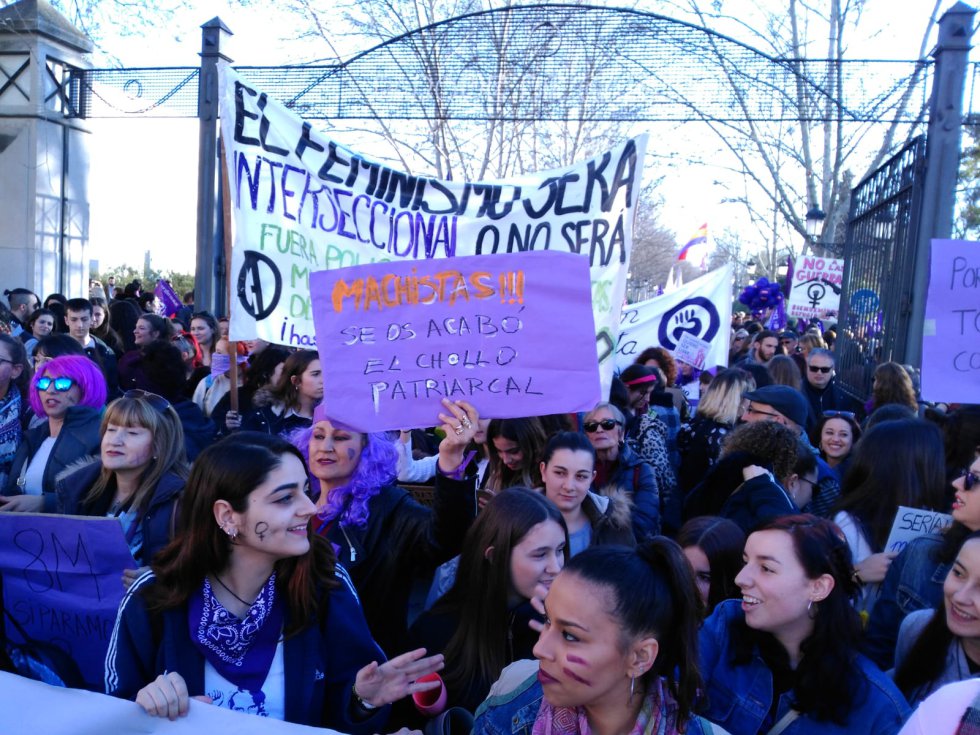 La manifestación feminista en imágenes La manifestación feminista en imágenes