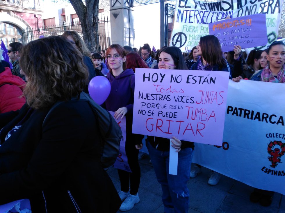 La manifestación feminista en imágenes La manifestación feminista en imágenes