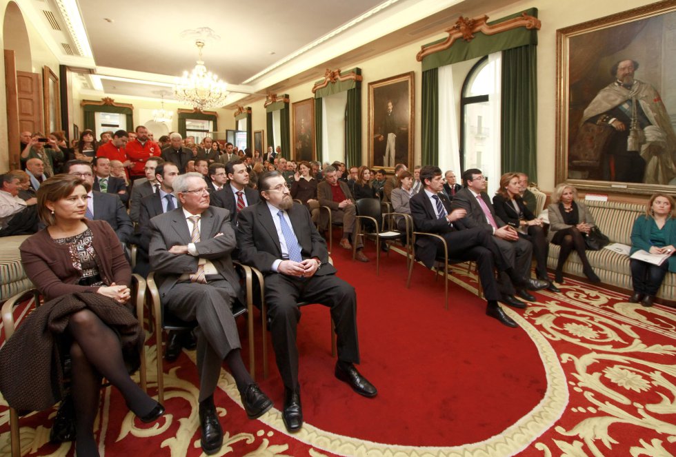 Salón de Recepciones del Ayuntamiento durante la entrega del Premio (2012) Salón de Recepciones del Ayuntamiento durante la entrega del Premio (2012)