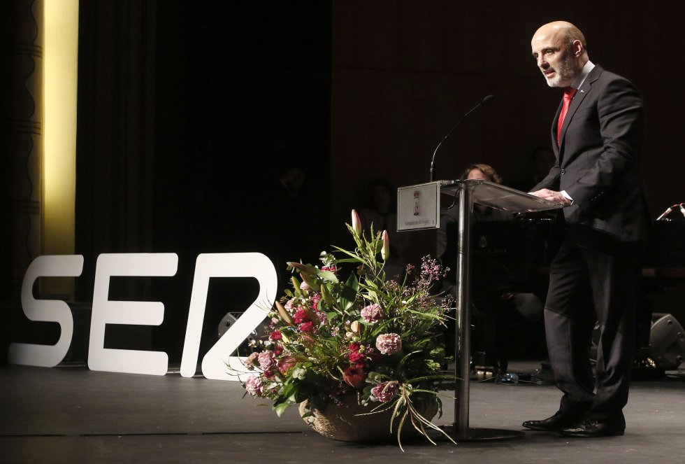 El presidente del RGCC, Antonio Corripio, durante su discurso El presidente del RGCC, Antonio Corripio, durante su discurso